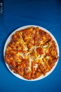 food in beachfront restaurant and bar in gambia